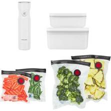 Zwilling Fresh & Save Vakumlu Başlangıç Seti S/M 7 Parça Gri