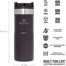 Stanley Classic Neverleak Termos Bardak 0,35 L Siyah
