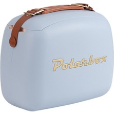 Polarbox Gold Deri Kayışlı Soğuk ve Sıcak Termos Çanta 6 L Mavi