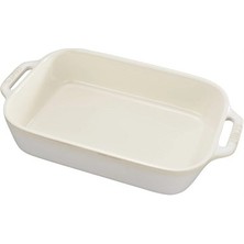 Staub Seramik Fırın Kabı 27x20 cm Fildişi