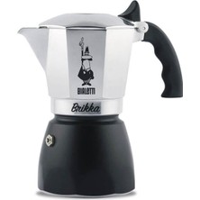 Bialetti Brikka Moka Pot 4 Cup Siyah