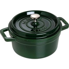 Staub Döküm Tencere Yuvarlak 22 cm Fesleğen Yeşili