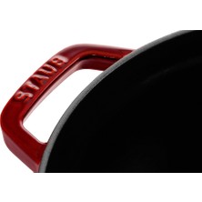 Staub La Cocotte Döküm Tencere Yuvarlak 28 cm Bordo