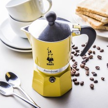Bialetti Rainbow Moka Pot 3 Cup Sarı