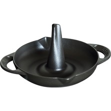 Staub Döküm Fırında Tavuk Pişirici 24 cm Siyah