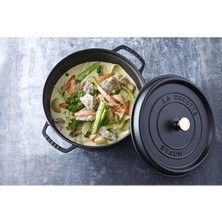 Staub Döküm Tencere Yuvarlak 28 cm Siyah