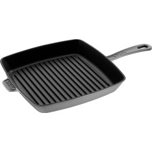 Staub Döküm Izgara Tava 30 x 30 cm Grafit Gri