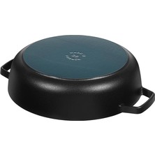 Staub Chistera Döküm Tencere 24 cm Siyah