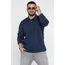 Mishar İtalia Erkek Gömlek Yaka Sweatshirt