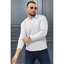 Mishar İtalia Erkek Polo Yaka Sweatshirt