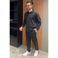 Mishar İtalia Erkek Polo Yaka Sweat Pantolon İkili Takım
