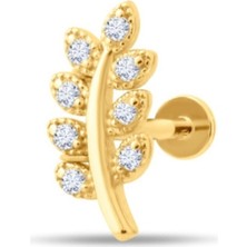 Altın Dal Tragus Piercing