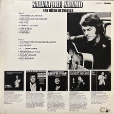 Salvatore Adamo - Une Meche De Cheveux Lp Plak