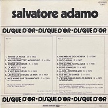 Salvatore Adamo – Le Disque D'or De, Tombe La Neige Lp Plak