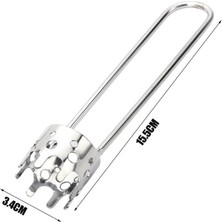 16X4 cm Çelik Dolmalık Biber Kabak Oyucu Patlıcan Dolması Oyacağı Sebze Çekirdek Çıkarıcı Oyacak