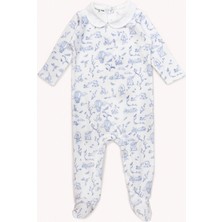 Atelier Babbi Bebek Tulum - Toile De Jouy / Mavi