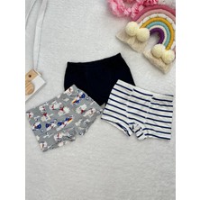 Minykids Karışık Desenli 3'lü Boxer Set