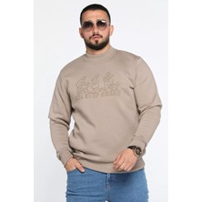 Mishar İtalia Erkek Ön Baskılı Şardonlu Üç Iplik Sweatshirt