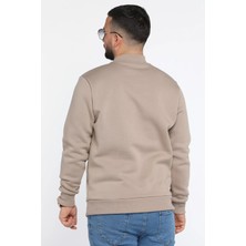 Mishar İtalia Erkek Ön Baskılı Şardonlu Üç Iplik Sweatshirt