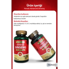 Nondo Ginseng 180 Kapsül Jumbo Boy (Kore Panax Ginseng, Keçiboynuzu, Koenzim Q10)