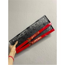 Karbonsoft Supreme Yazılı Pleksi Araba Plakalık