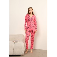 The Different Love Baskı Desenli Uzun Pijama Tulumu