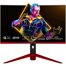 GameBooster Süper X1 RYZEN5-3600 8gb Ram 256GB SSD R7240 4gb 27'' 240HZ Curved Oyuncu Masaüstü Bilgisayar