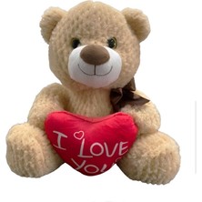 Halley 62363 Peluş 30CM Kalpli Parlak Ayı