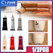 Zhuxi Shop B 2 Adet Bej 20ML Gelişmiş Deri Onarım Jeli Yanıkları Delikleri Tamir Eder Deri Yüzey Koltuk Araba Koltuğu Deri Yüzeyi Için Tamamlayıcı Yenileme Kremi (Yurt Dışından)