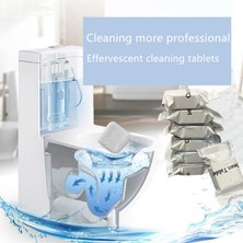 Zhuxi Shop B Beyaz 5pcs Tuvalet Hızlı Temizleyici Tablet Otomatik Klozet Temizleyici Köpük Tablet Sarı Lekeleri ve Kötü Kokuları Giderici Tuvalet Temizleme Aracı (Yurt Dışından)