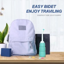 Zhuxi Shop B 5 Katlı Yükseltilmiş 350ML Taşınabilir Seyahat El Bidet Püskürtücü Kişisel Temizlik Hijyen Şişesi Sprey Yıkama Aracı Hamileler Için (Yurt Dışından)