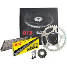 Dıd Ktm 1190 Adventure Zincir Dişli Seti (2013-2016) X-Ringli Zincir (Çelik Renk)