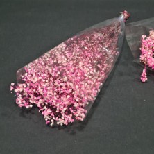 Konak Şoklanmış Doğal Cipso Bağı Pembe 50 gr (Yapay Çiçektir)