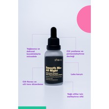 S'he Vec SMOOTH ME-ALL NIGHT -Aktif Kömür ve AHA BHA İçeren Cilt Kusurları Karşıtı Niacinamide %5 Serum 30ml