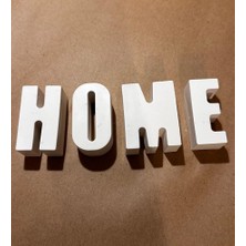 Workshop Warmth Home Yazısı Ev Dekoratif Obje