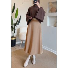 Cng Moda Tesettür Scuba Kumaş Çan Etek