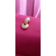 Midye Modeli İnci Küpe