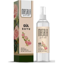 Masala Gül Suyu 125 ml %100 Saf Doğal Yağlı Hidrosol - Tonik Rose Floral Water Hydrosol Tonic