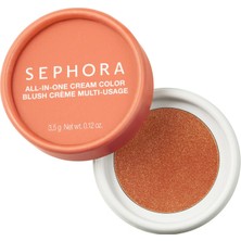 Sephora All-In-One Cream Color - Krem Allık 04 Daring Tangerine (3,50 G)