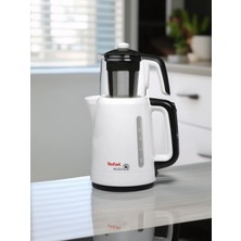 Tefal Cam Demlikli Çay Makinesi, 0.9 L Kapasiteli Cam Demlik, 1.9 L Su Isıtıcı Haznesi, Şık Tasarım, Otomatik Kapanma