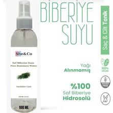 Doğal Biberiye Suyu, Canlandırıcı, Saç Toniği 100 ml