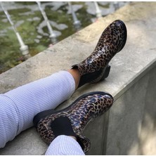 Miomia Şah Kadın Leopar Yağmur Botu