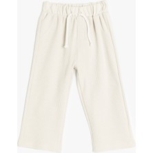 Koton Beli Bağlamalı Pamuklu Cep Detaylı Basic Pantolon