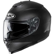 Hjc C70N Mat Siyah Kask Gelişmiş Kanallama ve Nefes Alabilir İç Mekan ile S Beden