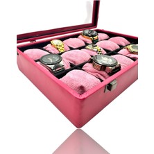 Dijital Çarşı Diji 15'li Saat Kutusu Saat Çantası Pembe