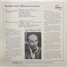 Beethoven's Meesterwerken – Symfonie Nr. 5 Klasik Lp Plak