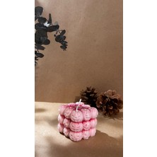 Workshop Warmth Balkabağı Bubble Mum, Soyava x  Mum, Kokulu Mum, Pembe Mum