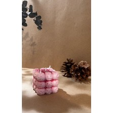Workshop Warmth Balkabağı Bubble Mum, Soyava x  Mum, Kokulu Mum, Pembe Mum