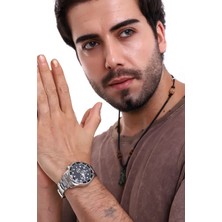 Güncel Vitrin Premium Edition Gümüş Paslanmaz Çelik Erkek Kol Saati
