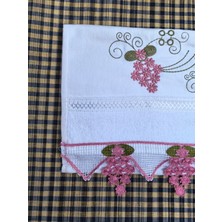 Güpürlü, Nakışlı El Havlusu 50X90 %100PAMUK
